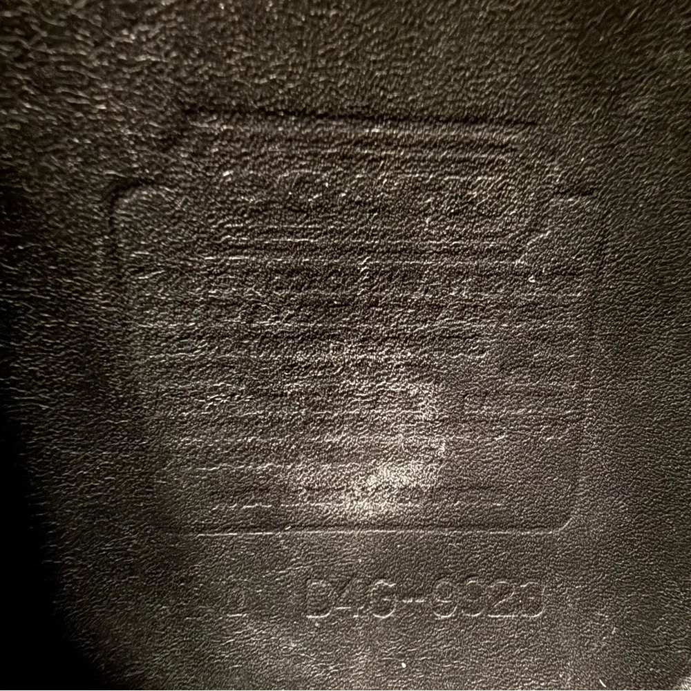 COACH Genuine Vintage Casey Black Leather Crossbody Bag - Picture 16 of 16